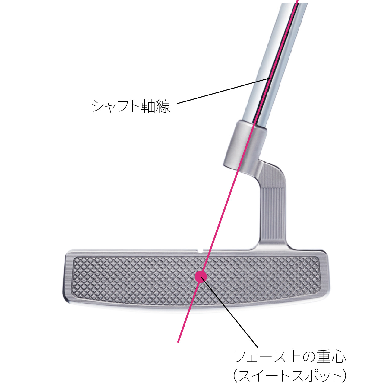 AXEL ZERO距離 PLUS DEEP-G PUTTER つるやゴルフ