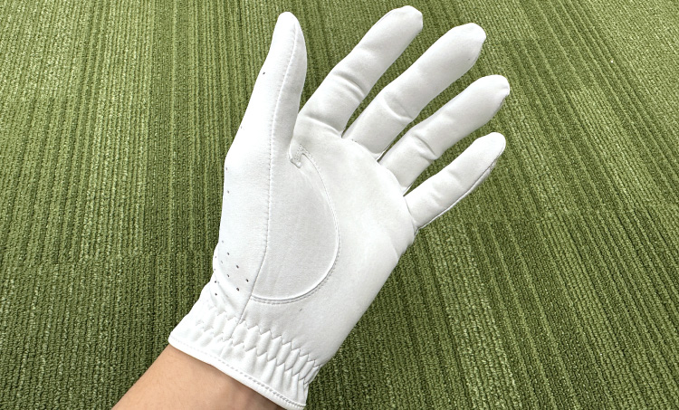 ゴルフグローブのサイズがぴったり