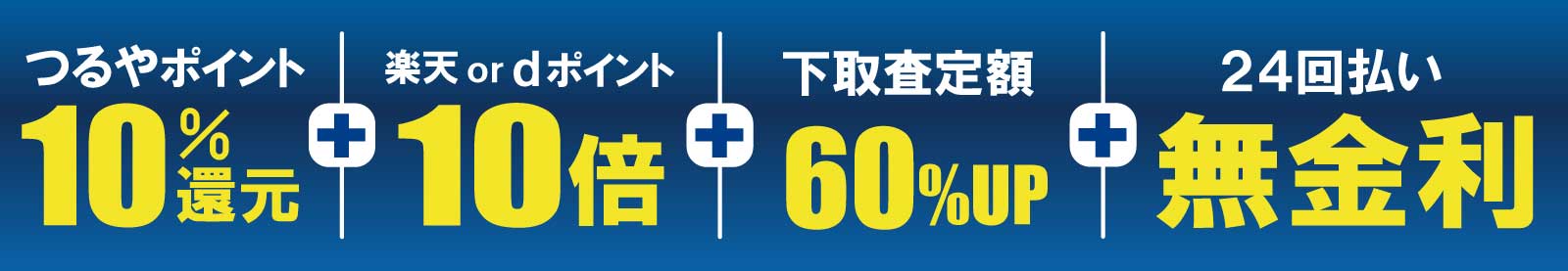 つるやポイント10%還元/楽天 or dポイント10倍/下取り査定額60%UP/24回払い無金利
