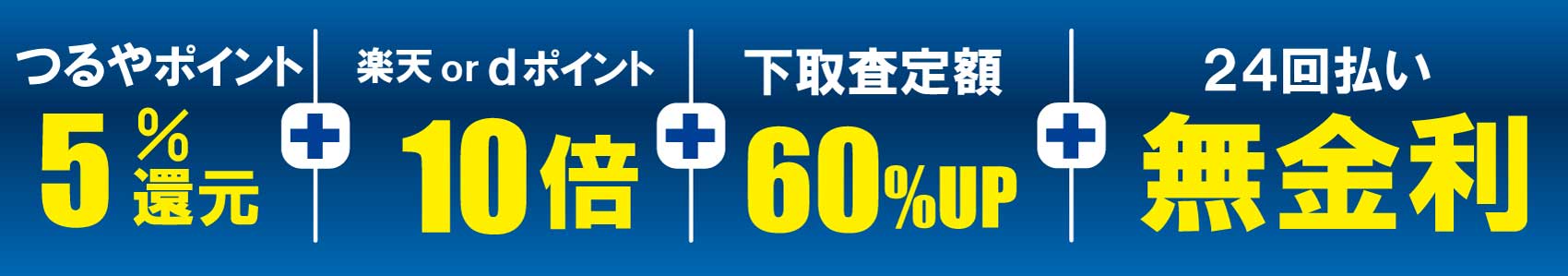 つるやポイント5%還元/楽天 or dポイント10倍/下取り査定額60%UP/24回払い無金利